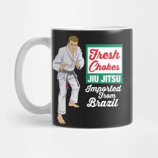 JIU JITSU: Fresh Chokes Gift Brazilian Jiu Jitsu Mug